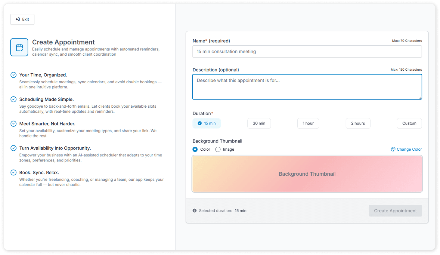 Seamless Appointment Scheduling