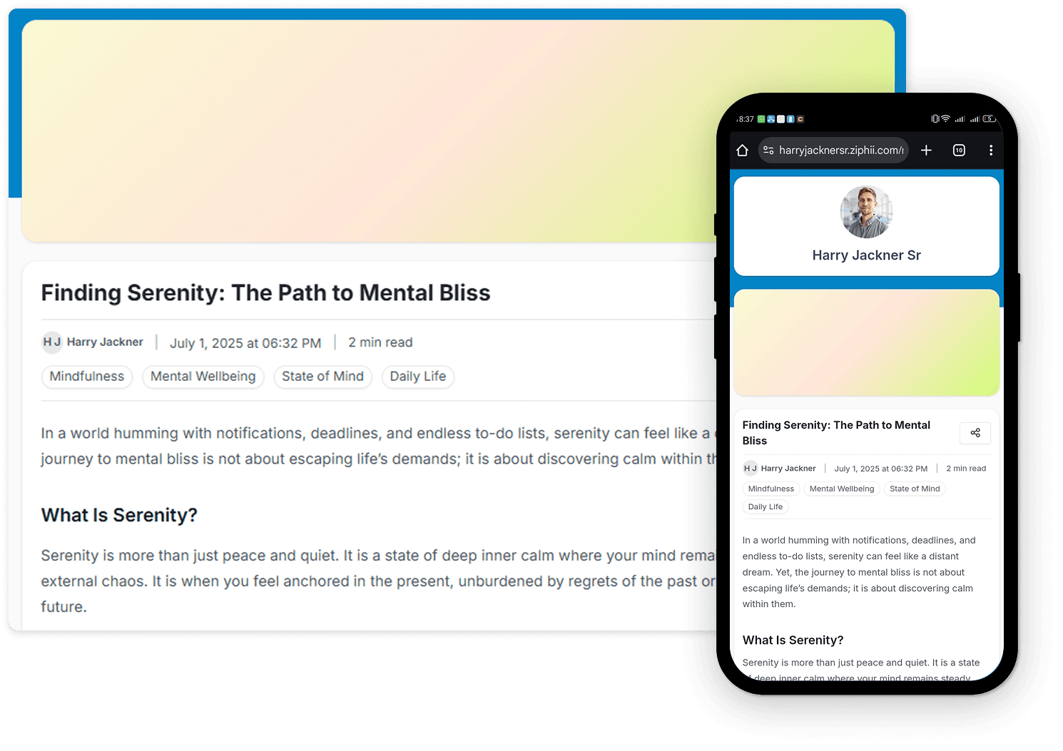 Publish Articles and Self-authored AI Prompts